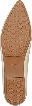 Birdies Goldfinch Leather Flat Women's Shoes Ecru Leather : 5.5 M, Nappa - Image 3