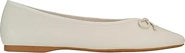 Birdies Goldfinch Leather Flat Women's Shoes Ecru Leather : 5.5 M, Nappa - Image 6