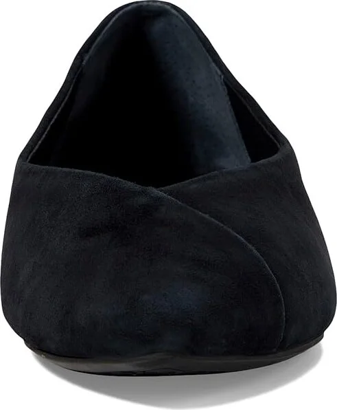 Birdies Goldfinch Suede Flat Women's Shoes Black : 6 M - Image 2