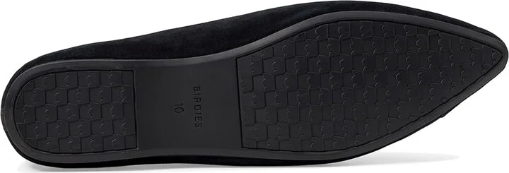 Birdies Goldfinch Suede Flat Women's Shoes Black : 6 M - Image 3