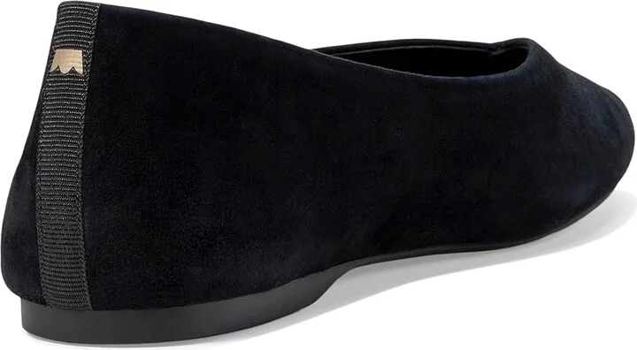 Birdies Goldfinch Suede Flat Women's Shoes Black : 6 M - Image 4