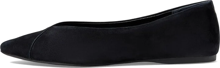 Birdies Goldfinch Suede Flat Women's Shoes Black : 6 M - Image 6
