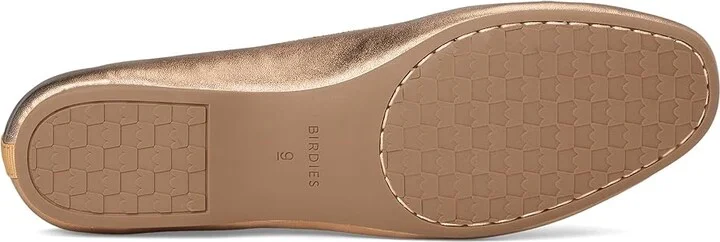 Birdies Hummingbird Leather Flat Women's Shoes Vintage Gold : 5.5 M, Leather/Nappa/Rubber - Image 3