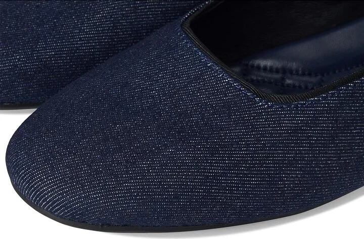 Birdies Hummingbird Mary Jane Fabric Flat Women's Shoes Denim : 9 M, Cotton - Image 7