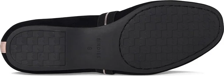 Birdies Hummingbird Mary Jane Suede Flat Women's Shoes Black : 5 M - Image 3