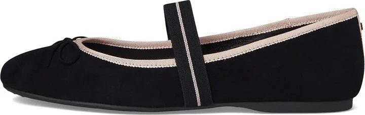 Birdies Hummingbird Mary Jane Suede Flat Women's Shoes Black : 5 M - Image 6
