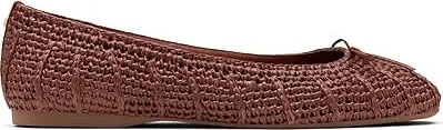 Birdies Hummingbird Raffia Flat Women's Shoes Walnut : 6.5 M, Leather - Image 6