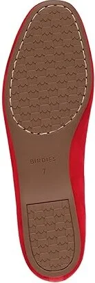 Birdies Hummingbird Suede Flat Women's Shoes Red : 5.5 M, Leather/Rubber/Suede - Image 3