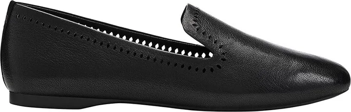 Birdies Starling Leather Laser Cut Flat Women's Shoes Jet Leather Laser Cut : 5 M - Image 5