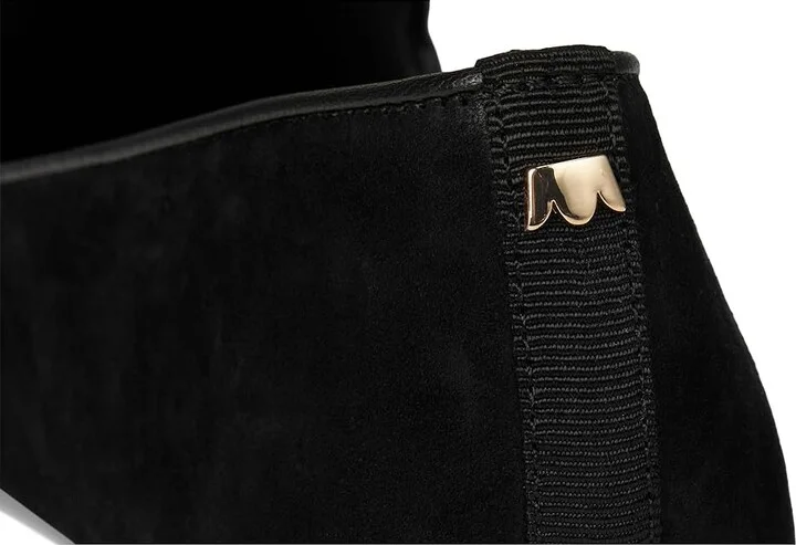 Birdies Starling Suede Flat Women's Shoes Black Suede : 6.5 M - Image 7