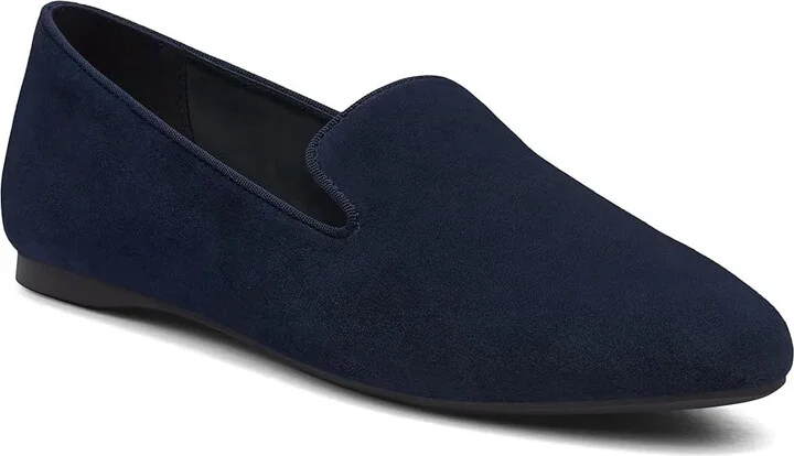 Birdies Starling Suede Flat Women's Shoes Navy : 11 M
