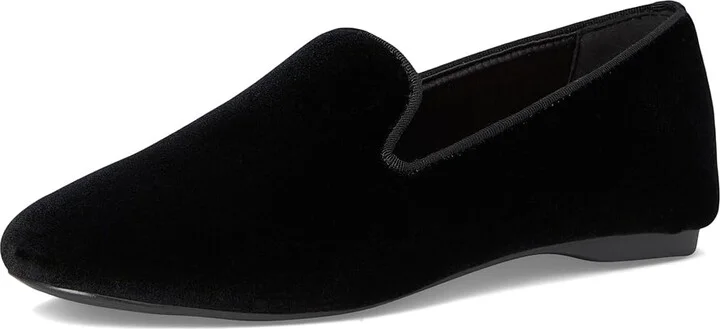 Birdies Starling Velvet Flat Women's Shoes Black Velvet : 5 M - Image 5