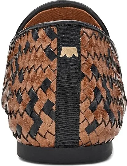 Birdies Starling Woven Flat Women's Shoes Cognac Basket Weave Woven : 5.5 M, Faux Leather - Image 4