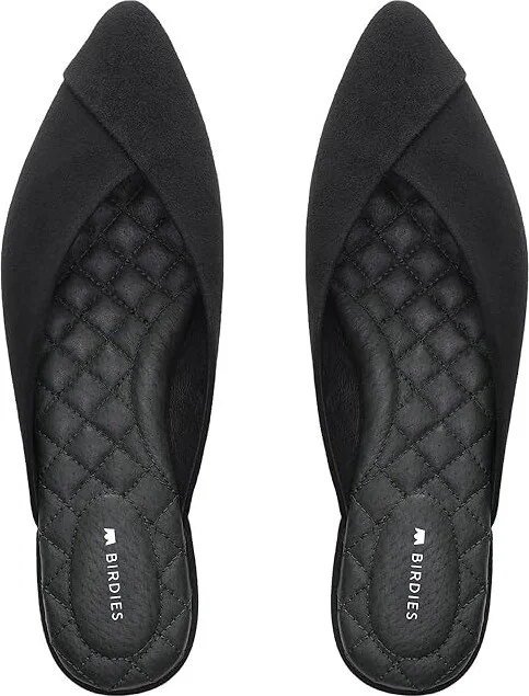 Birdies Swan Suede Mule Women's Shoes Black Suede : 6 M - Image 2
