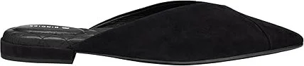 Birdies Swan Suede Mule Women's Slippers Black : 5 M - Image 6