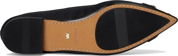 Birdies The Goldfinch 15 Ballet Flat Women's Shoes Black Jeweled Silk : 7 M, Mesh/Rubber/Velvet - Image 3