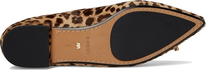Birdies The Goldfinch 15 Ballet Flat Women's Shoes Leopardprint Calf Hair : 8 M, Mesh/Rubber/Velvet - Image 3