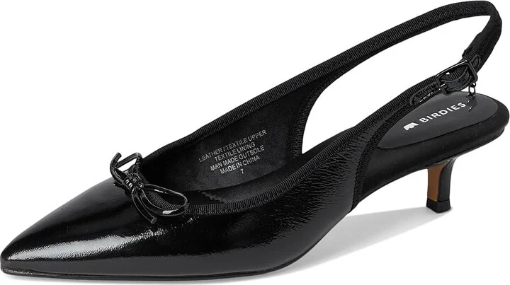 Birdies The Goldfinch Kitten Heel High Women's Heels Black Patent Leather : 8.5 M - Image 5