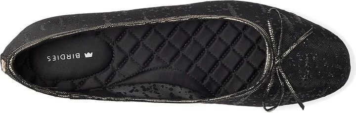 Birdies The Songbird Ballet Flat Women's Shoes Black Mesh Sparkle : 6 M, Leather/Mesh/Polyester - Image 2