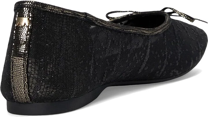 Birdies The Songbird Ballet Flat Women's Shoes Black Mesh Sparkle : 6 M, Leather/Mesh/Polyester - Image 4