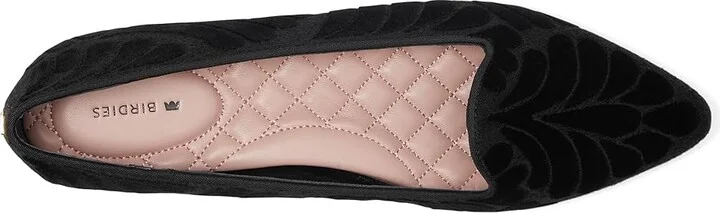 Birdies The Sparrow Flat Women's Shoes Black Velvet Embroidery : 12 M - Image 2