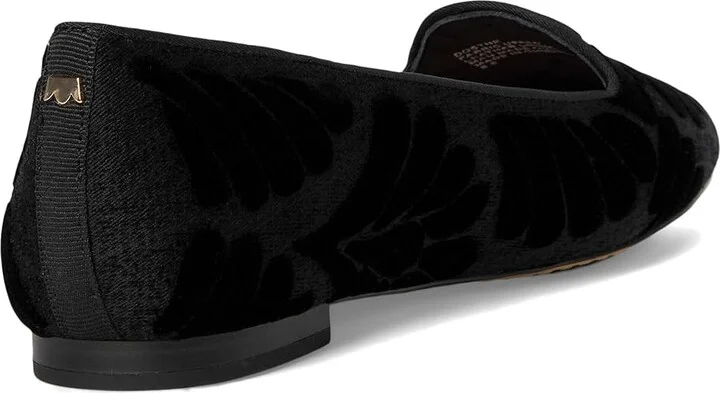 Birdies The Sparrow Flat Women's Shoes Black Velvet Embroidery : 12 M - Image 4