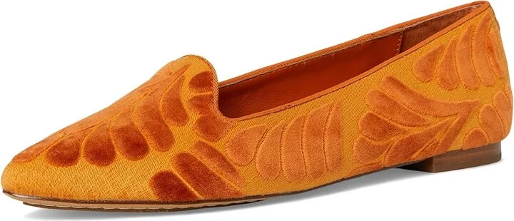 Birdies The Sparrow Flat Women's Shoes Marigold Velvet Embroidery : 9 M - Image 5