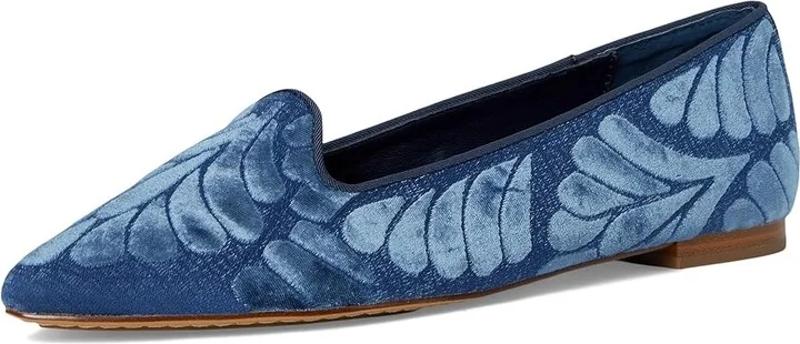 Birdies The Sparrow Flat Women's Shoes Ocean Velvet Embroidery : 5.5 M - Image 5