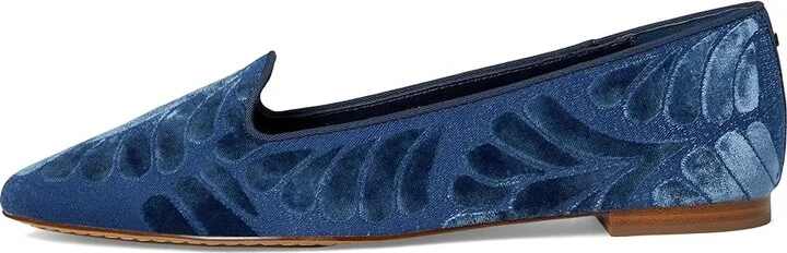 Birdies The Sparrow Flat Women's Shoes Ocean Velvet Embroidery : 5.5 M - Image 6