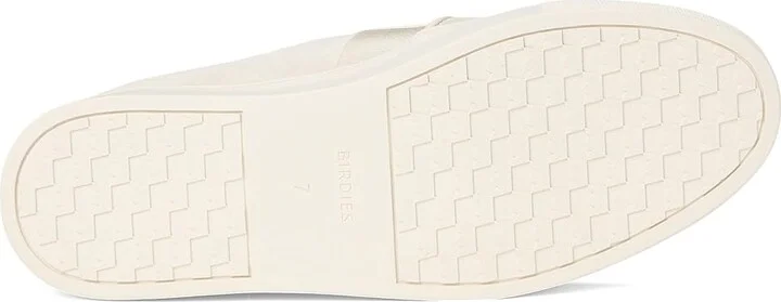 Birdies The Swift Sneaker Women's Shoes Bone Embossed Suede : 7 M, Leather/Rubber - Image 3