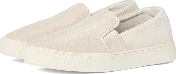 Birdies The Swift Sneaker Women's Shoes Bone Embossed Suede : 7 M, Leather/Rubber