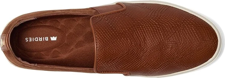 Birdies The Swift Sneaker Women's Shoes Cognac Embossed Leather : 8 M, Leather/Rubber - Image 2