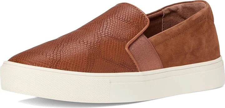 Birdies The Swift Sneaker Women's Shoes Cognac Embossed Leather : 8 M, Leather/Rubber - Image 5