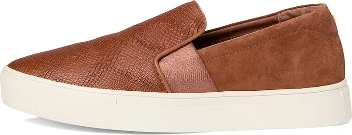 Birdies The Swift Sneaker Women's Shoes Cognac Embossed Leather : 8 M, Leather/Rubber - Image 6