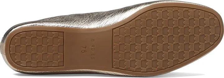 Birdies Vesper Leather Flat Women's Shoes Gold : 5 M - Image 3