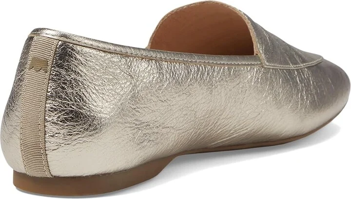 Birdies Vesper Leather Flat Women's Shoes Gold : 5 M - Image 4