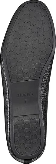 Birdies Vesper Leather Flat Women's Shoes Noir : 5 M - Image 3