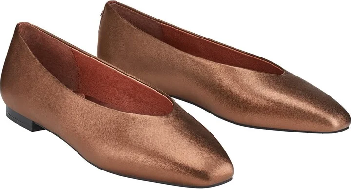 Birdies Women's Crane Leather Flat Mary Jane