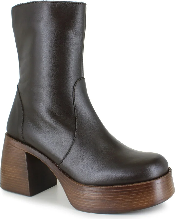 Black/ Brown Leather