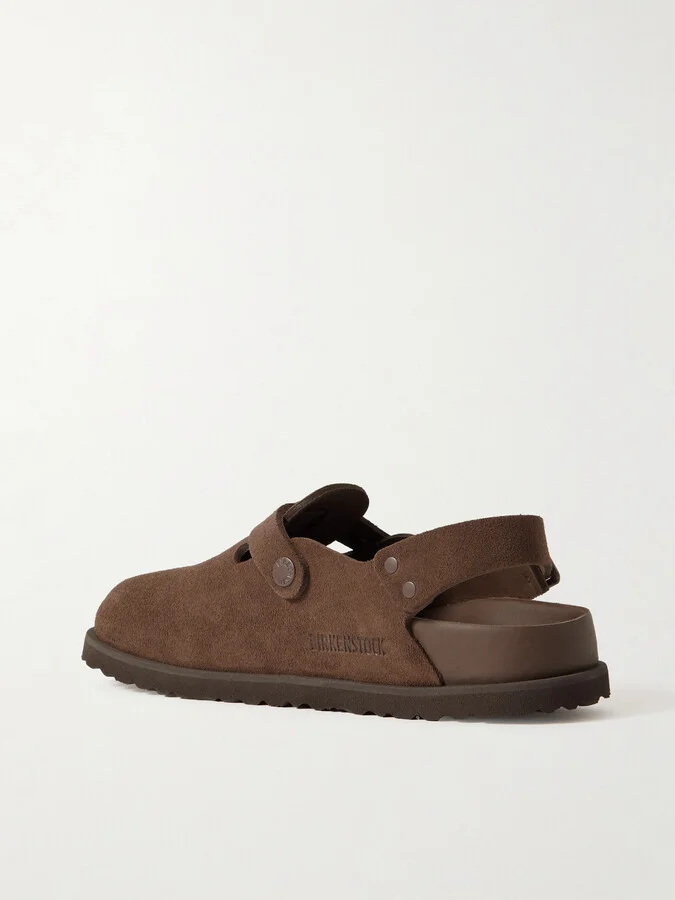 Birkenstock 1774 - Tokio Suede Clogs - Brown - Image 3