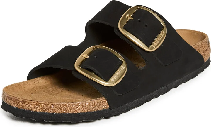 Birkenstock Arizona Big Buckle Gold Sandals