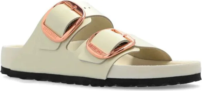 Birkenstock Arizona Big Buckle High-Shine Leather Sandals Shoes - Image 2