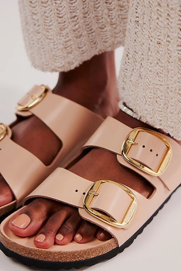 Birkenstock Arizona Big Buckle High Shine Sandals - Image 2