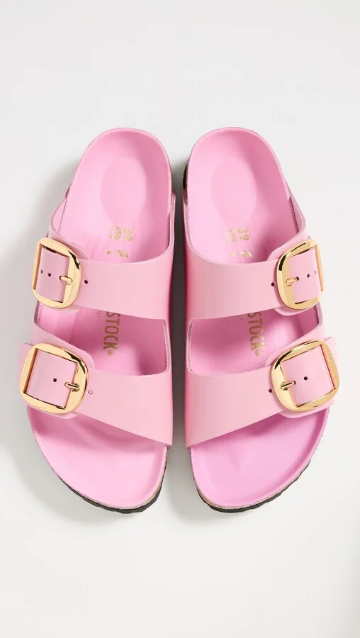 Birkenstock Arizona Big Buckle High Shine Sandals - Image 4