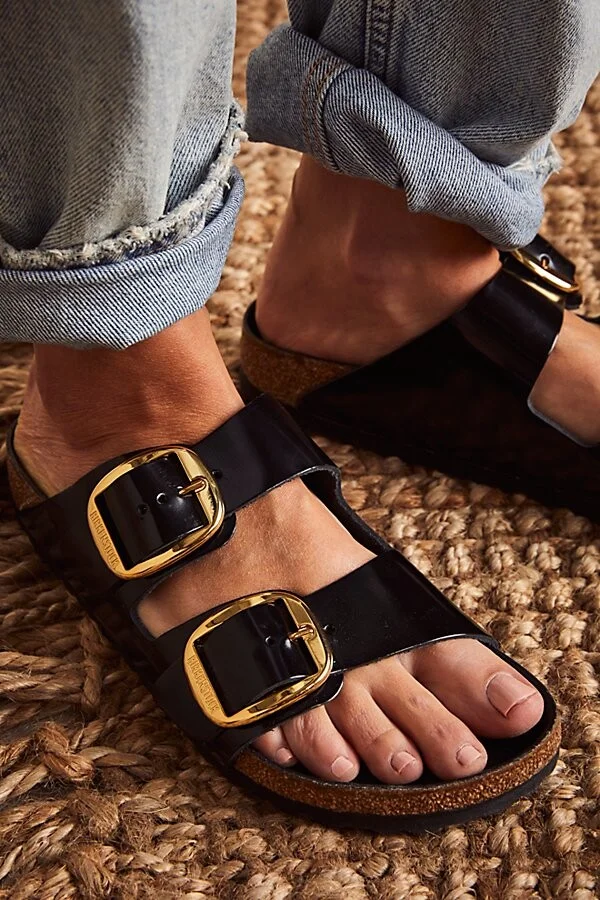 Birkenstock Arizona Big Buckle High Shine Sandals - Image 2