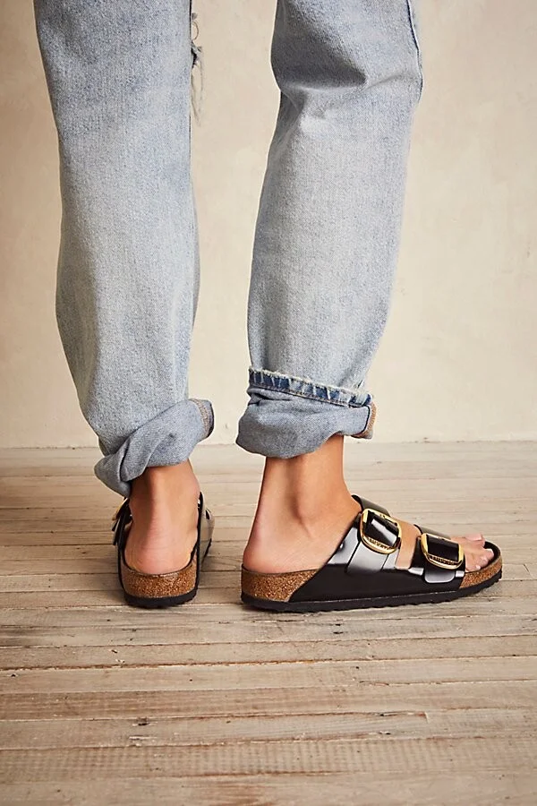 Birkenstock Arizona Big Buckle High Shine Sandals - Image 3