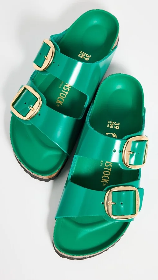 Birkenstock Arizona Big Buckle High Shine Sandals - Image 3