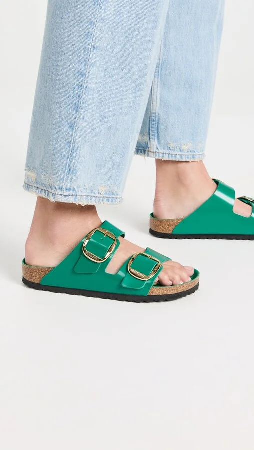 Birkenstock Arizona Big Buckle High Shine Sandals - Image 4