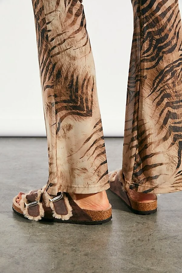 Birkenstock Arizona Big Buckle Shearling Sandals - Image 4
