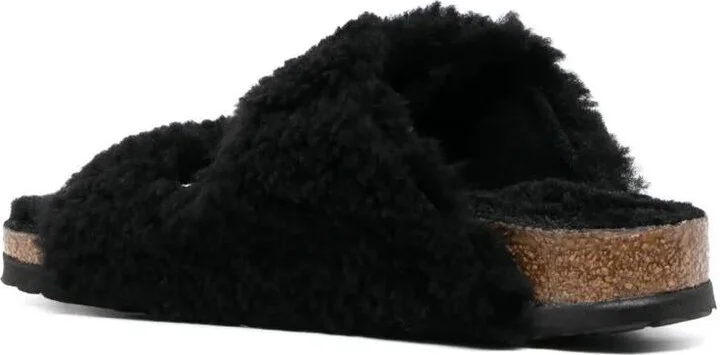 Birkenstock Arizona Big Buckle Shearling Sandals Shoes - Image 3